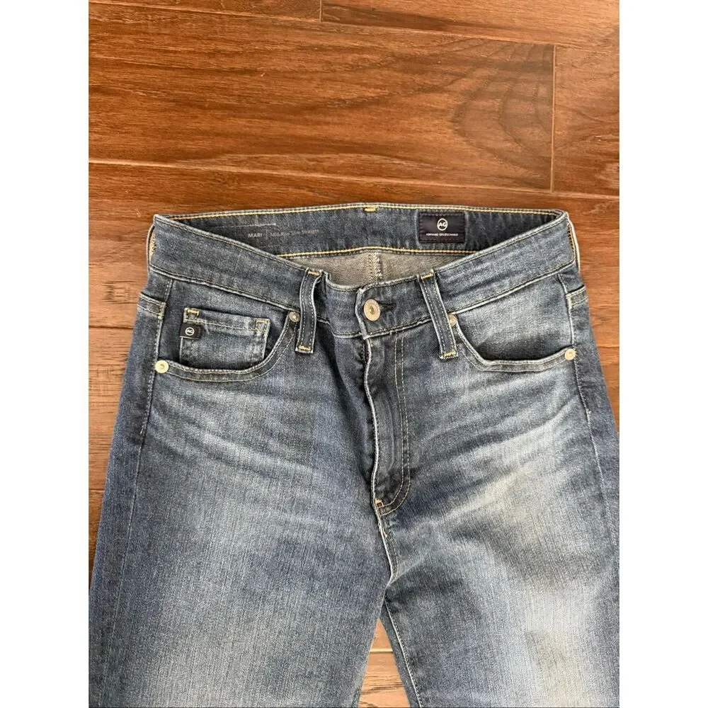 AG Adriano Goldschmied Mari Slim Straight Jeans 26 - Picture 5 of 10